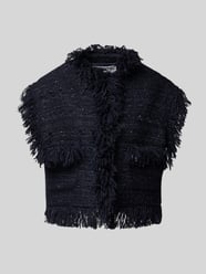 Comfort fit gilet met viscose, model 'ISHANI-I1SA' van Essentiel Antwerp - 25