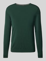 Gebreide pullover met labeldetail, model 'Leno' van BOSS Groen - 14