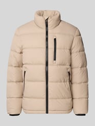 Regular Fit Steppjacke mit Stehkragen von Tom Tailor Beige - 28