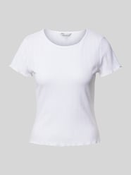T-Shirt mit Rundhalsausschnitt von Only Weiß - 33