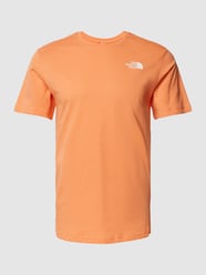 T-Shirt aus Baumwolle mit Label-Print von The North Face Orange - 7