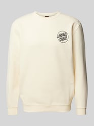 Sweatshirt met labelprint van SANTA CRUZ Beige - 1