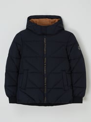 Steppjacke mit Kapuze - wasserabweisend von Scotch & Soda Blau - 25