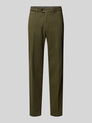 Regular fit stoffen broek met persplooien, model 'Peaker' van Hiltl - 15