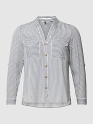 PLUS SIZE overhemdblouse, model 'VMBUMPY' van Vero Moda Curve Wit - 15