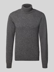 sweter z golfem o kroju slim fit z mieszanka wełny model 'Karl' od Casual Friday - 10