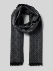 Wollschal mit Allover-Stitching Modell 'Tonal' von CK Calvin Klein - 23