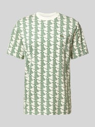 T-Shirt mit Rundhalsausschnitt von Lacoste Grün - 27