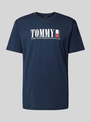 T-Shirt mit Label-Print von Tommy Jeans Blau - 42
