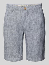 Regular Fit Leinenshorts mit Gesäßtaschen von Colours & Sons - 16
