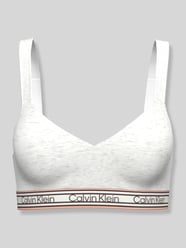 Bralette van katoenmix met logo in band van Calvin Klein Underwear - 18