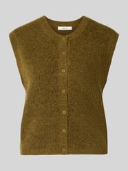 Regular fit bodywarmer van wolmix met alpaca-aandeel model 'LULU' van Selected - 8