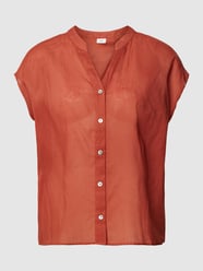 Blusenshirt mit Knopfleiste von s.Oliver BLACK LABEL Rot - 15