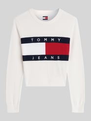 Sweter w kroju regular fit z czystej bawełny od Tommy Jeans - 4