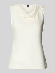 Top bluzkowy o kroju regular fit z mieszanki jedwabiu model 'BELIDINA' od BOSS - 47