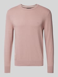 Loose Fit Pullover mit Rundhalsausschnitt von Marc O'Polo Rosa - 28