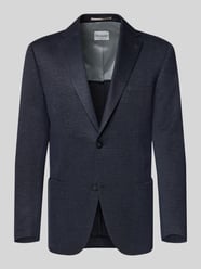 Marynarka o kroju slim fit z dodatkiem wiskozy i kołnierzem z połami od ROY ROBSON - 41