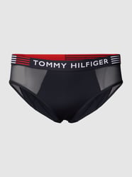 Bikinislip met elastische band met logo van TOMMY HILFIGER Blauw / turquoise - 9
