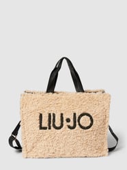 Shopper mit Teddyfell Modell 'NEW PUNKY ATTITUDE' von Liu Jo White Beige - 4