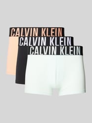 Obcisłe bokserki z elastycznym paskiem z logo w zestawie 3 szt. od Calvin Klein Underwear - 36