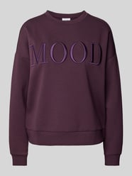 Sweatshirt met ribboorden, model 'REFLECT' van Vila - 13