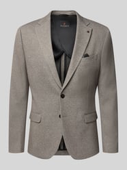 Slim Fit Sakko mit Baumwoll-Anteil Modell 'Nick' von Zuitable Beige - 40
