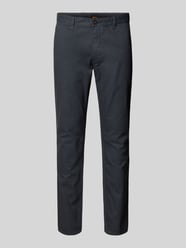 Chinosy o kroju slim fit z mieszanki bawełny od BOSS Orange - 44