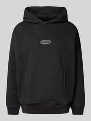 Hoodie mit Label-Badge von REVIEW Schwarz - 27