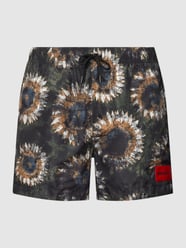 Badehose mit Label-Patch Modell 'MAKS' von HUGO Grün - 28