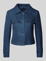 Blazer mit Knopfleiste von More & More Blau - 38