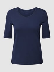 T-shirt met ronde hals van Montego Blauw - 23