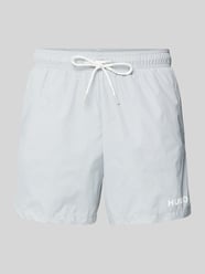 Relaxed Fit Badeshorts mit Label-Print Modell 'HAITI' von HUGO - 15