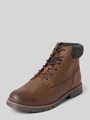 Boots aus Leder-Textil-Mix mit Reißverschluss Modell 'Jobar' von bugatti - 3