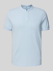 T-Shirt mit kurzer Knopfleiste von Cinque Blau - 39