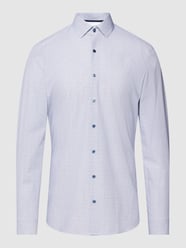 Super Slim Fit Business-Hemd mit Allover-Muster von OLYMP No. Six Rosa - 34