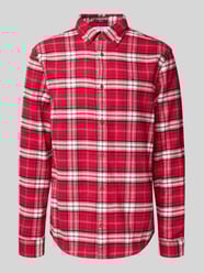 Regular fit vrijetijdsoverhemd van puur katoen van Tommy Jeans Fuchsia - 36