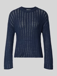 Comfort fit gebreide pullover in semi-transparante look van Tom Tailor Denim - 2