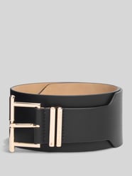 Pasek w talii z naturalnej skóry z wytłoczonym logo od Tommy Hilfiger - 6