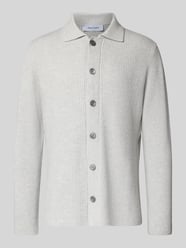 Strickjacke aus Schurwoll-Mix mit Kaschmir-Anteil von GRAN SASSO Beige - 29