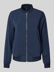 Regular Fit Bomberjacke mit Fly-Away Kragen Modell 'COCO' von Vero Moda Blau - 14