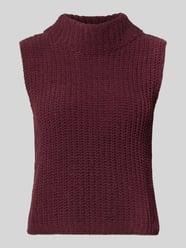 bejrękawnik o kroju slim fit ze stójką od monari - 45