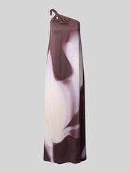 Regular Fit One Shoulder Maxikleid aus Viskose-Leinen-Mix Modell 'DANTEA' von BOSS - 16