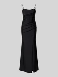 Avondjurk met plooien en loopsplit van Mascara - 35