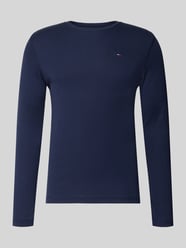 Bluzka z długim rękawem o kroju slim fit z prążkowaną fakturą od Tommy Jeans - 6