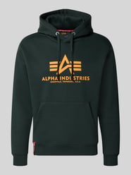 Regular Fit Hoodie aus Baumwoll-Mix mit Logo-Print von Alpha Industries - 23