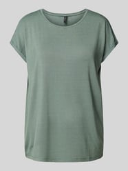 Top met ronde hals, model 'LAVA' van Vero Moda Groen - 12