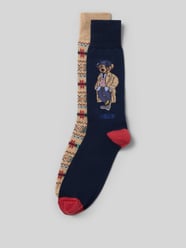 Socken mit Bärenmotiv im 2er-Pack von Polo Ralph Lauren Underwear - 47