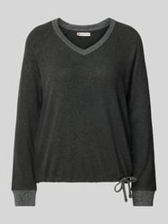 Sweatshirt mit gerippten Abschlüssen von Street One - 40