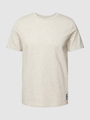 T-Shirt mit Applikation Modell 'Salt and pepper' von QS by s.Oliver Beige - 23