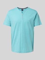 T-Shirt mit Serafino-Ausschnitt von Lerros - 11